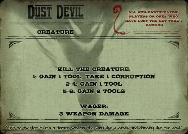 The Dust Devil creature card