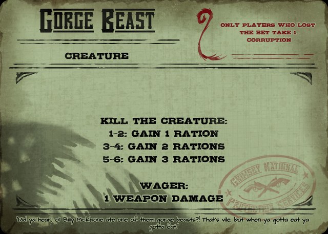 The Gorge Beast creature card