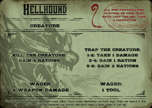 The Hellhound creature card