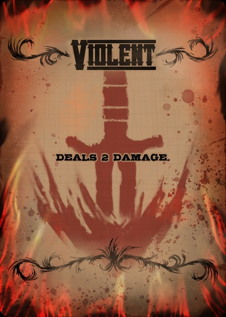 Violent corruption card