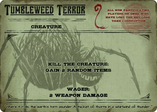 138Tumbleweed Terror Creature