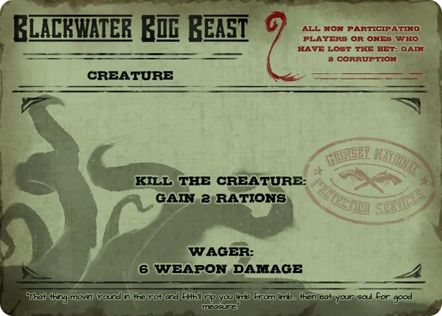 140Blackwater Bog Beast Creature