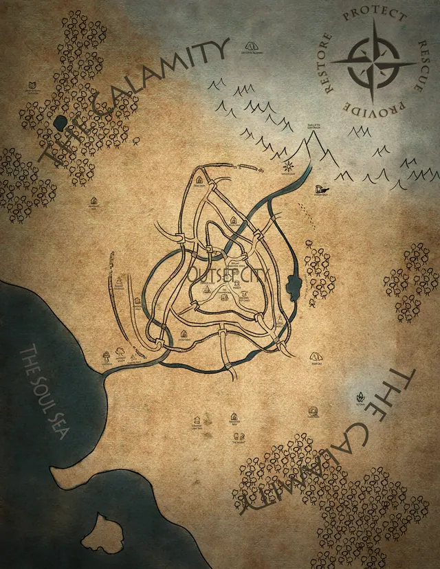 Calamity map