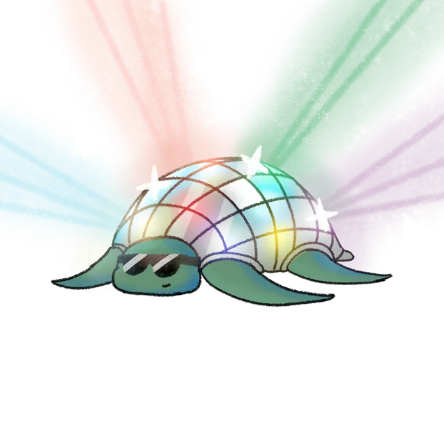 discoturt trasnparent with light effects