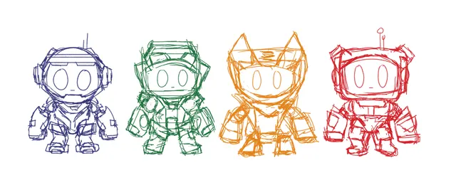 Smol Robot Sketches