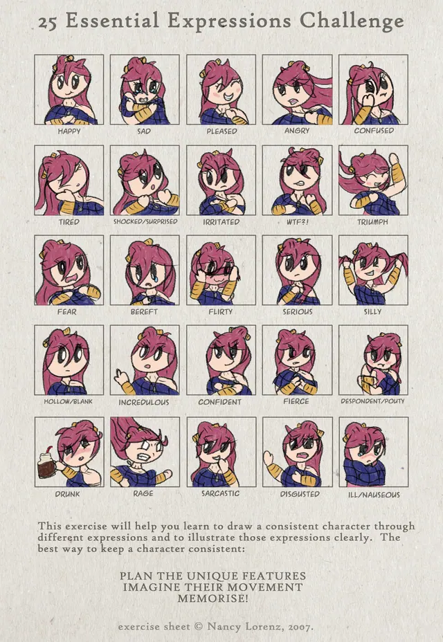 25 essential expressions by napalmnacey