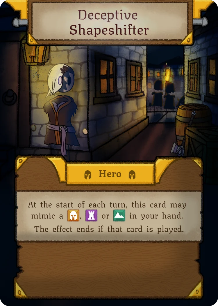 Deceptive Shapeshifter, Hero card