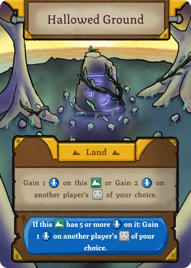 Hallowed Ground, Land card