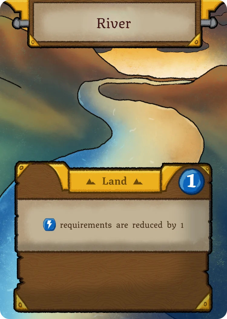 River, Land card