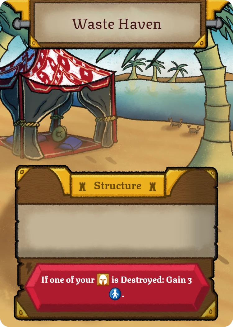 Waste Haven, Structure card