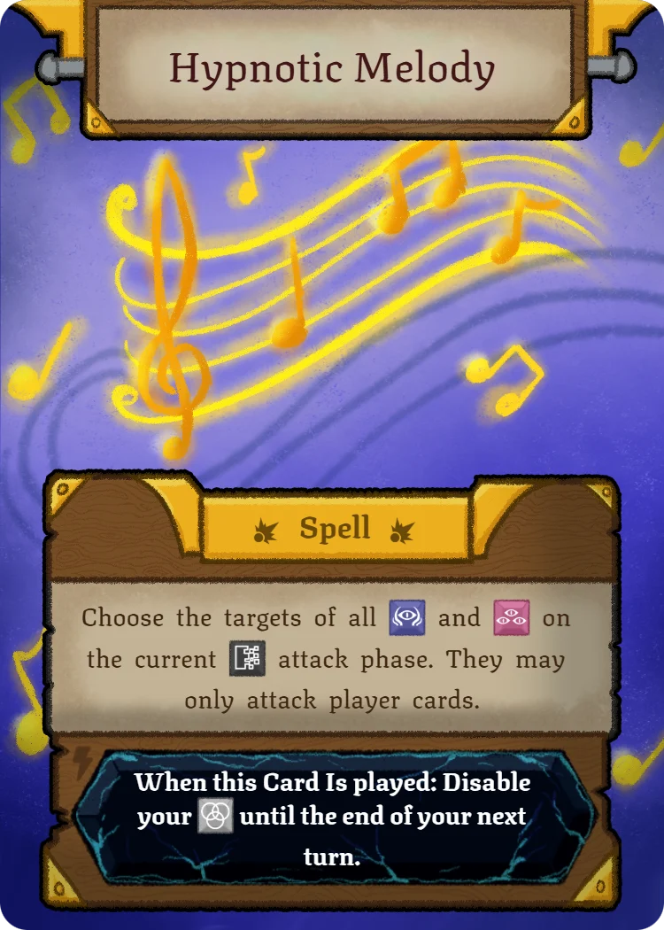 Hypnotic Melody, Spell card