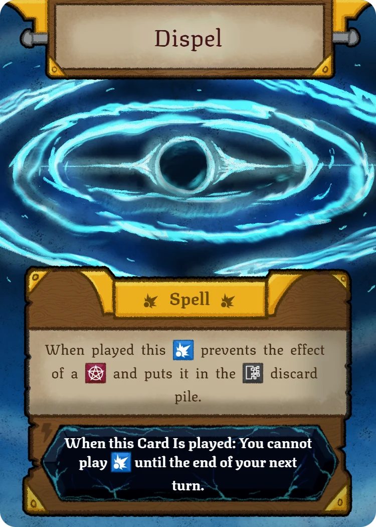 Dispel, Spell card
