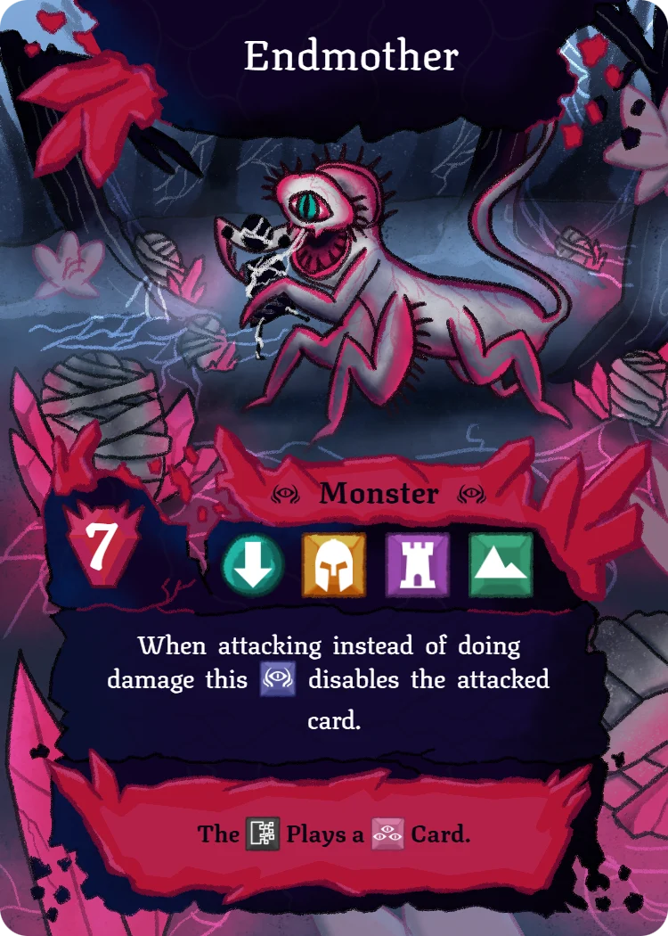 Endmother, Monster card