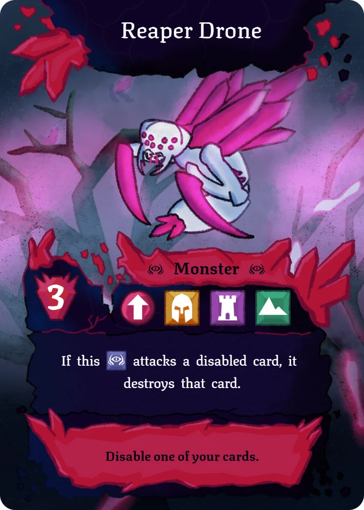 Reaper Drone, Monster card