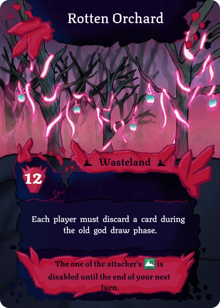 Rotten Orchard, Wasteland card