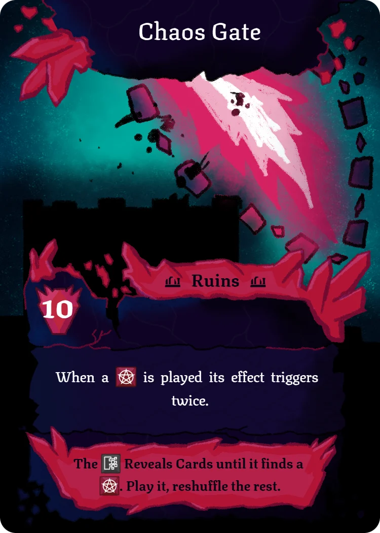 Chaos Gate, Ruins card