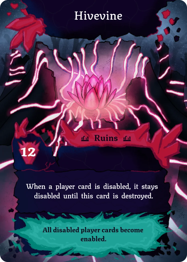 Hivevine, Ruins card