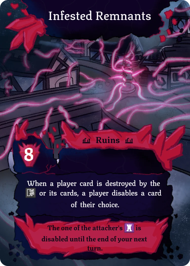 Infested Remnants, Ruins card