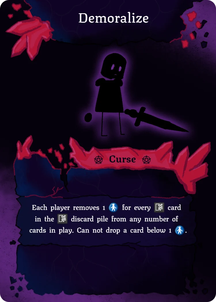 Demoralize, Curse card