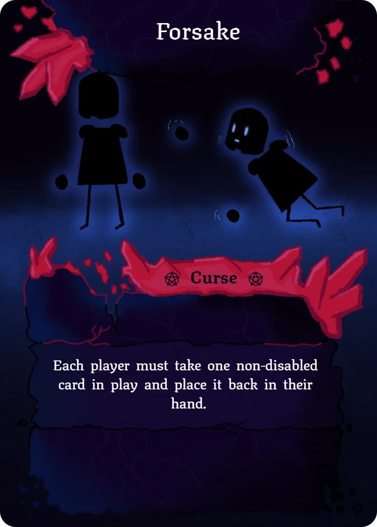 Forsake, Curse card