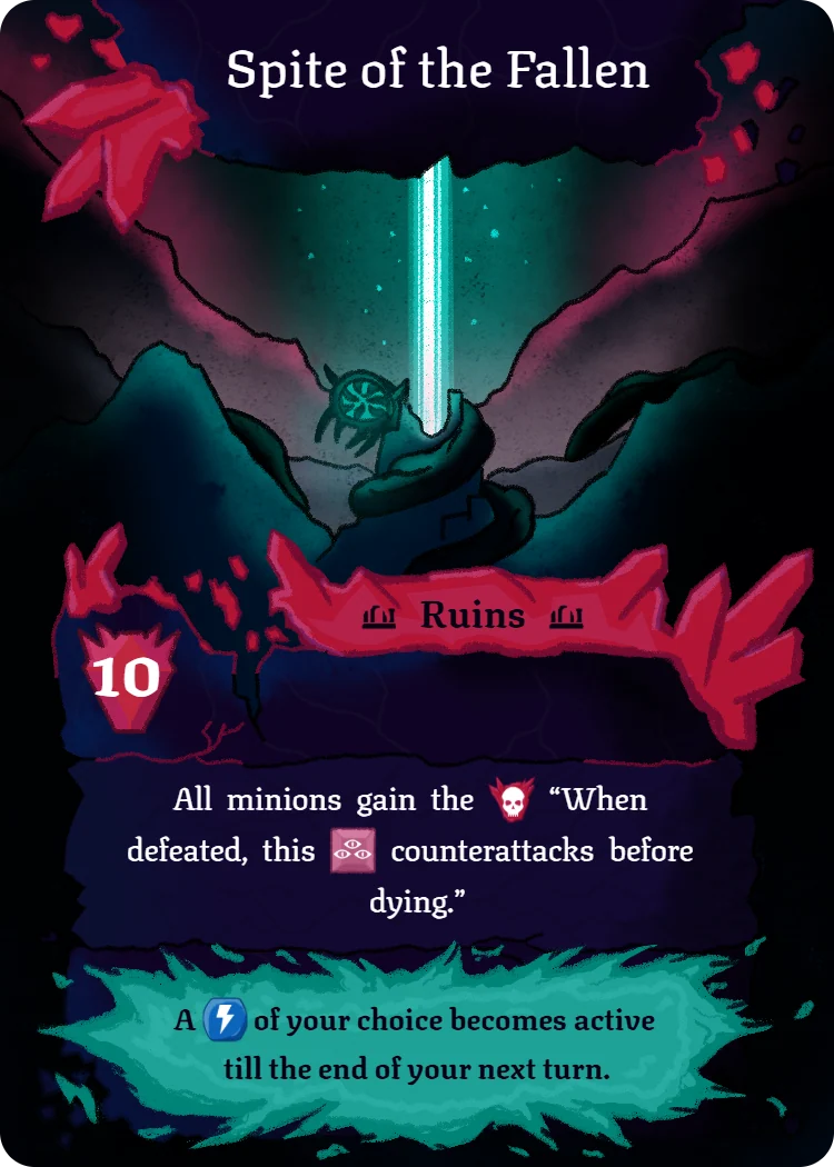 Spite of the Fallen, Ruins card