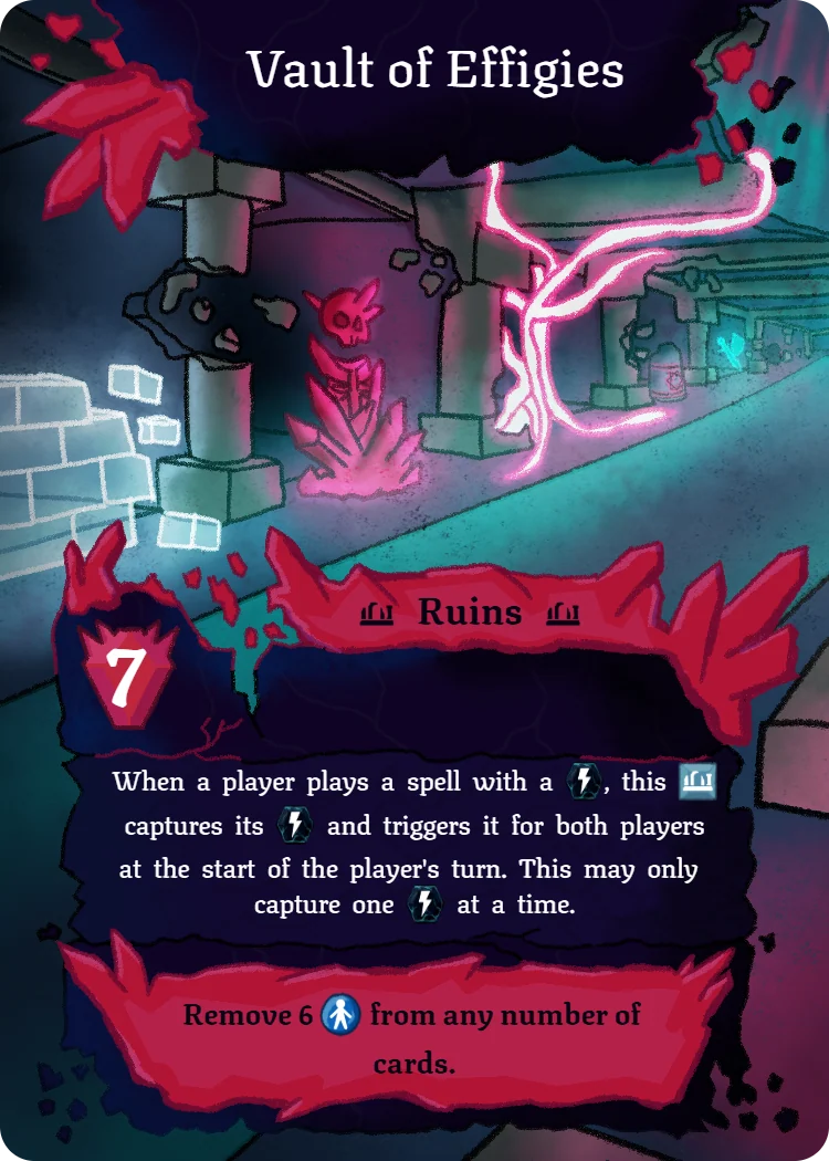 Vault of Effigies, Ruins card