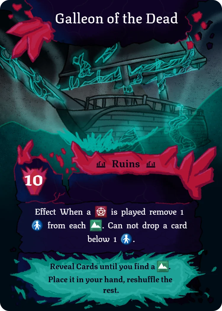 Galleon of the Dead, Ruins card