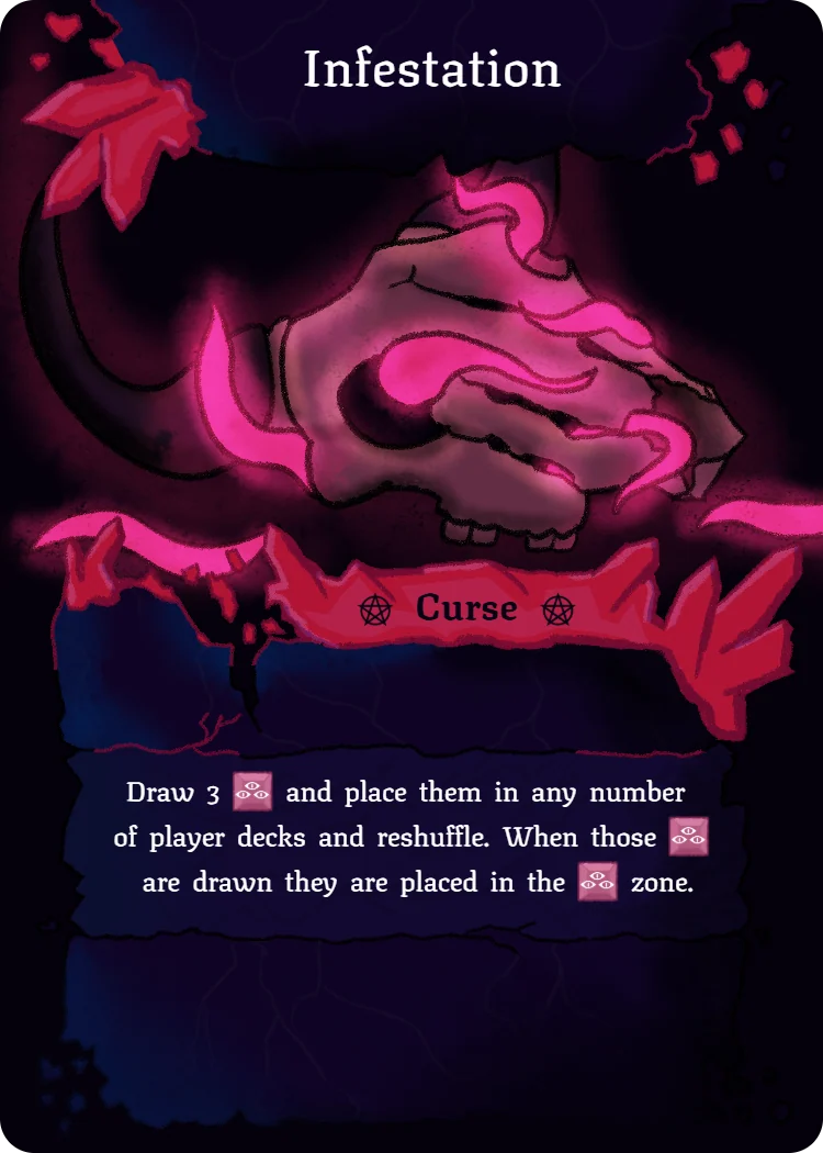 Infestation, Curse card
