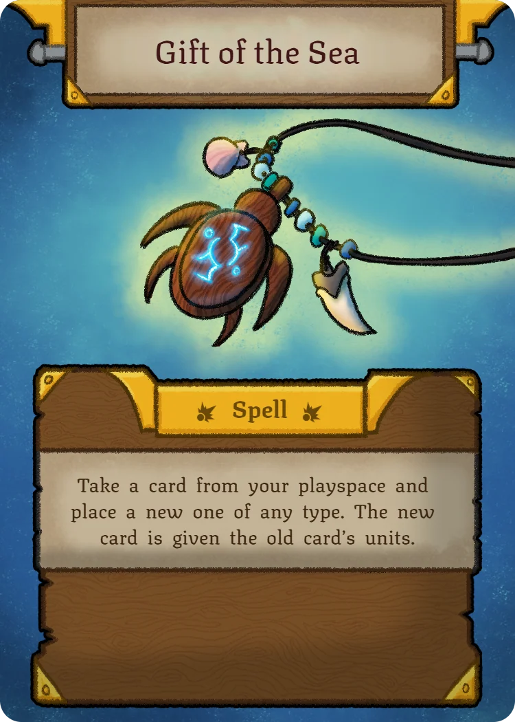 Gift of the Sea, Spell card