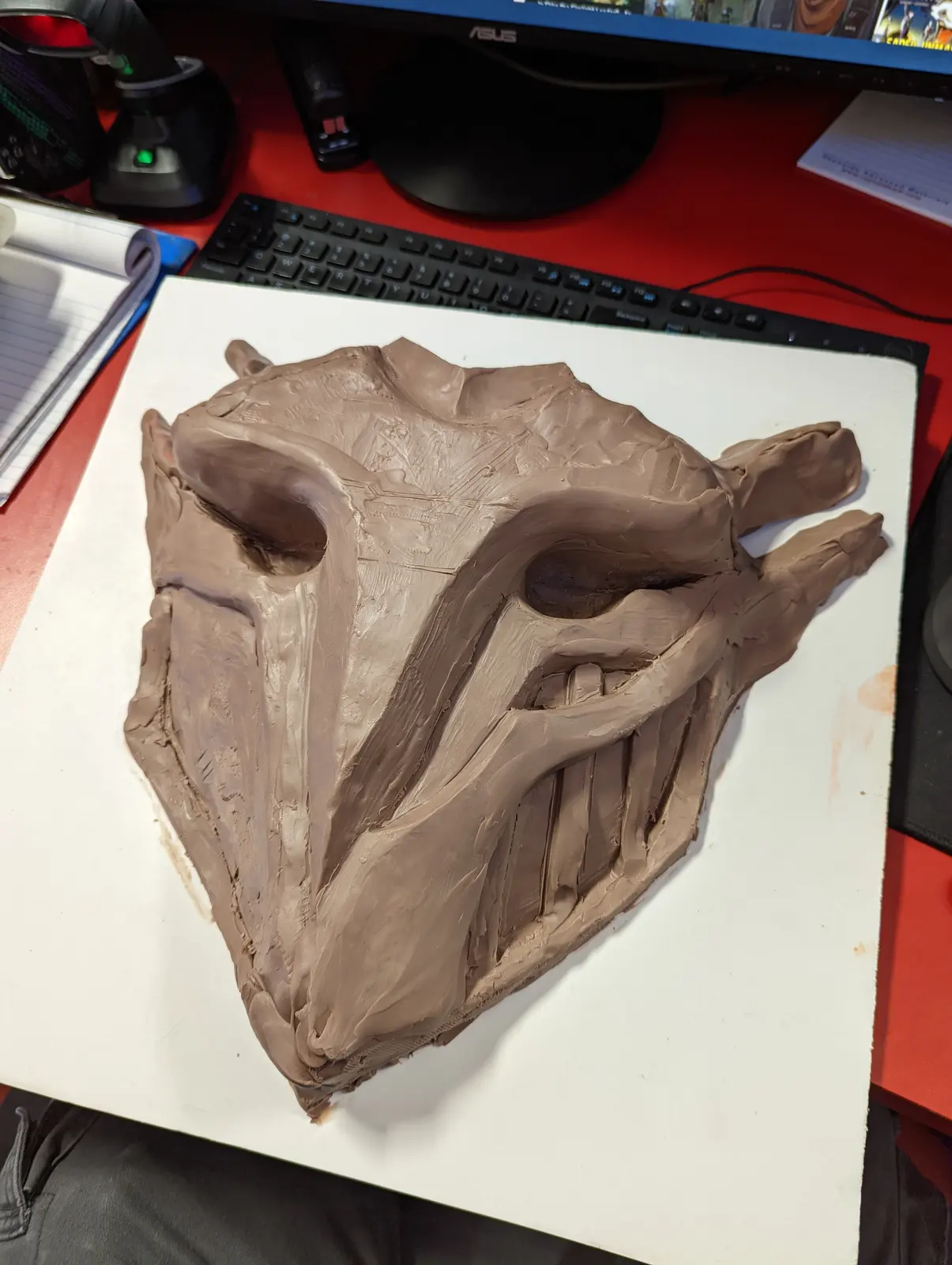 Arcane - Firelight Leader Mask: process photo 1