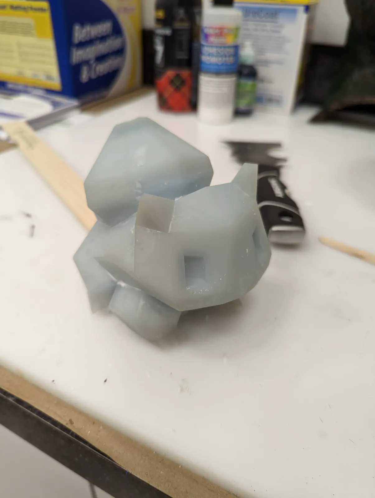 Low Poly Bulbasaurs: process photo 1