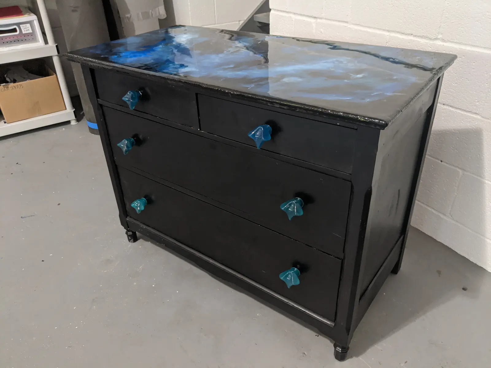 Epoxy Dresser: finished photo 1