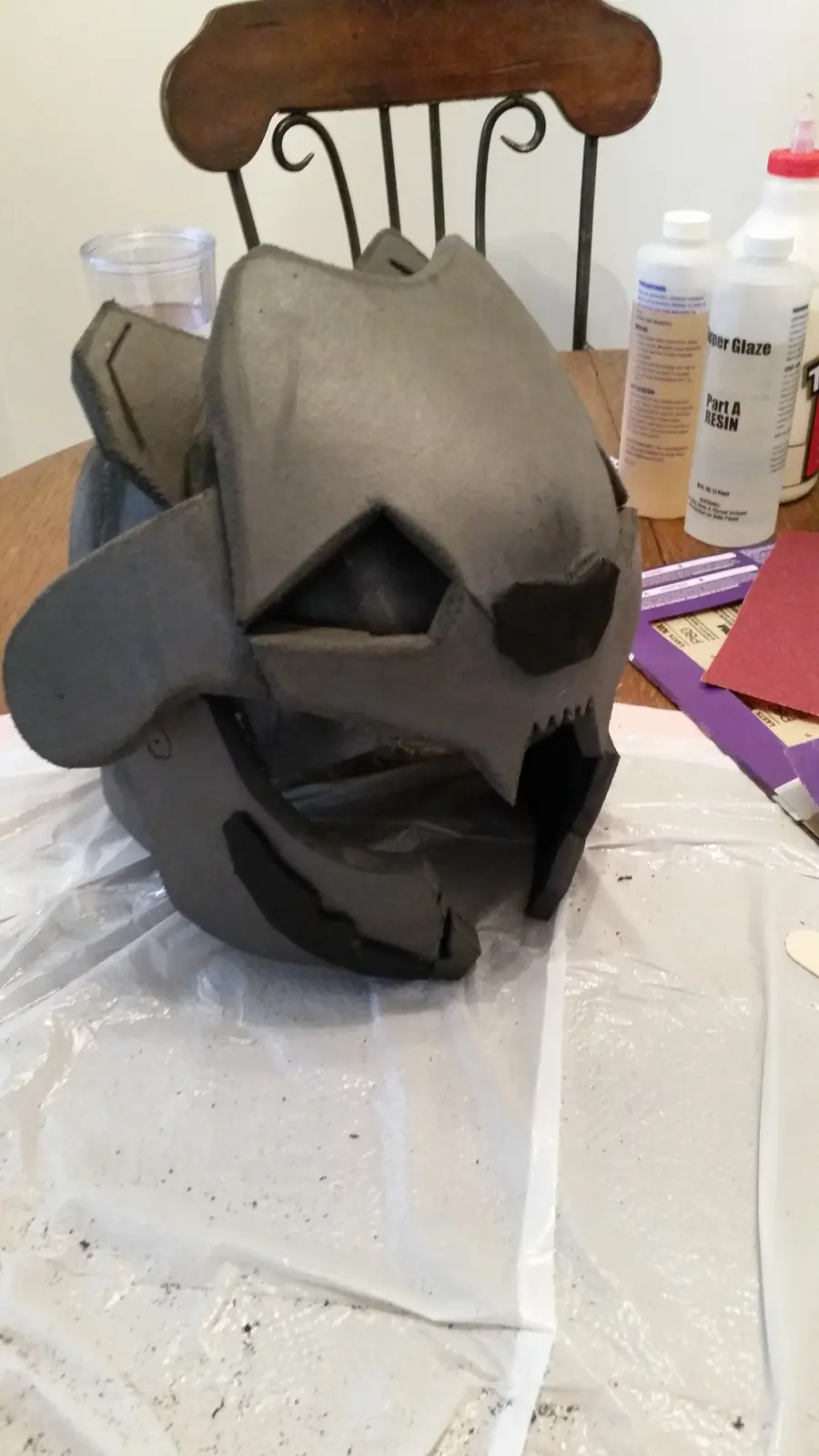 Finn Helmet - Adventure Time: process photo 3