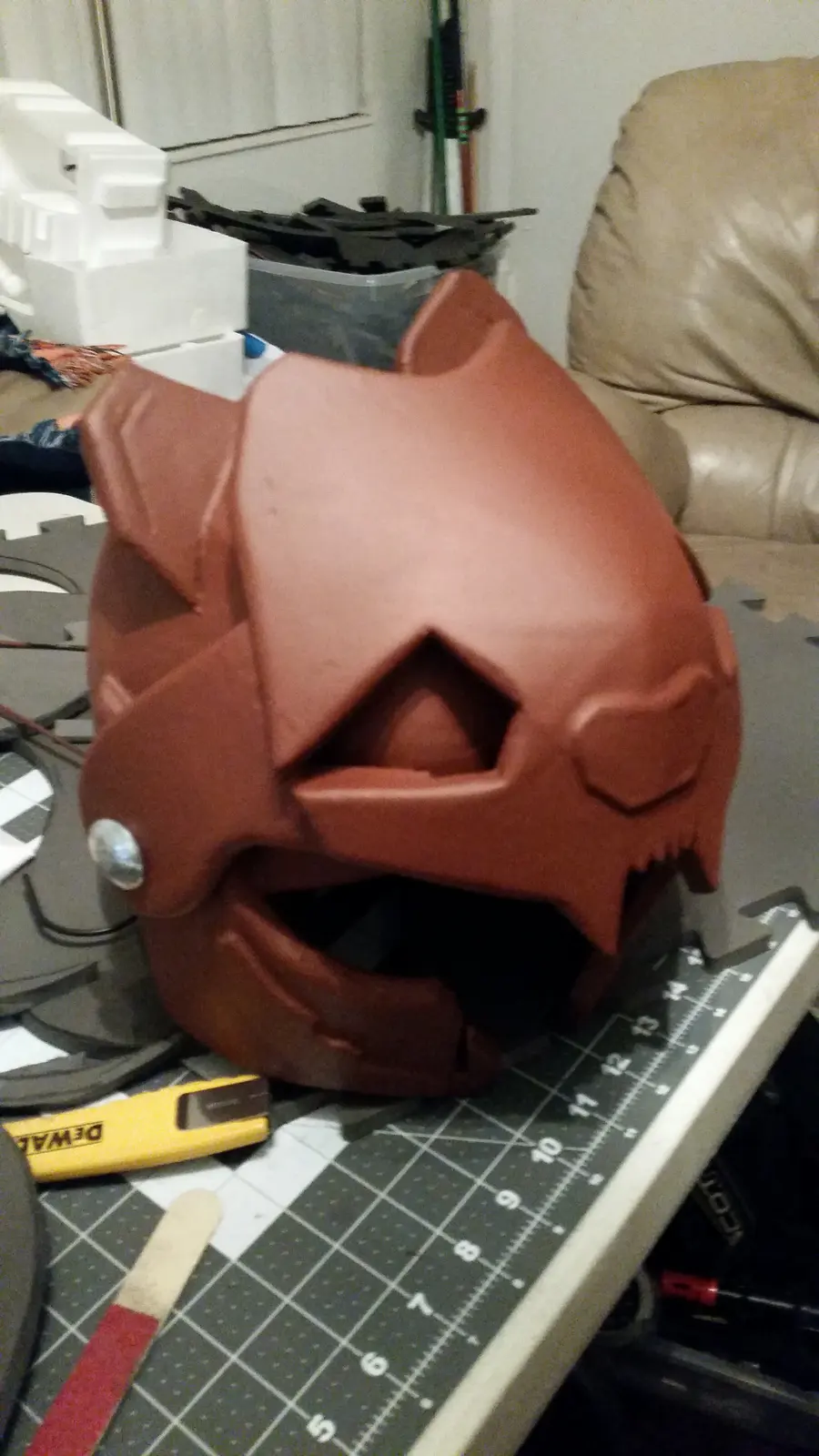 Finn Helmet - Adventure Time: process photo 4