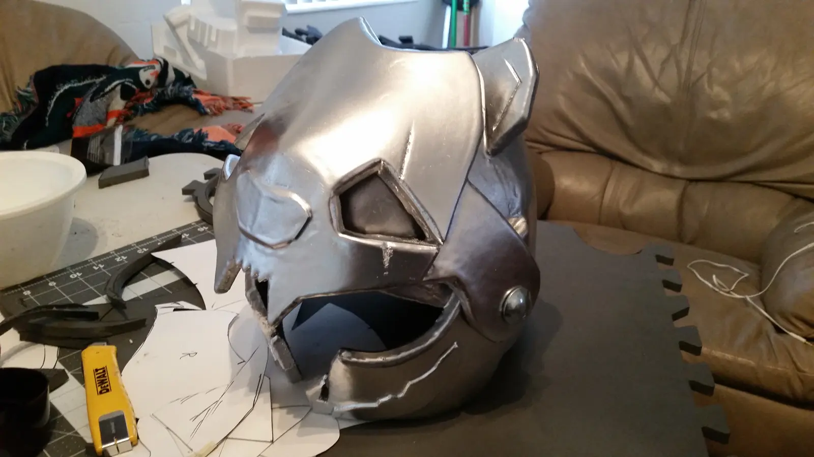 Finn Helmet - Adventure Time: process photo 5