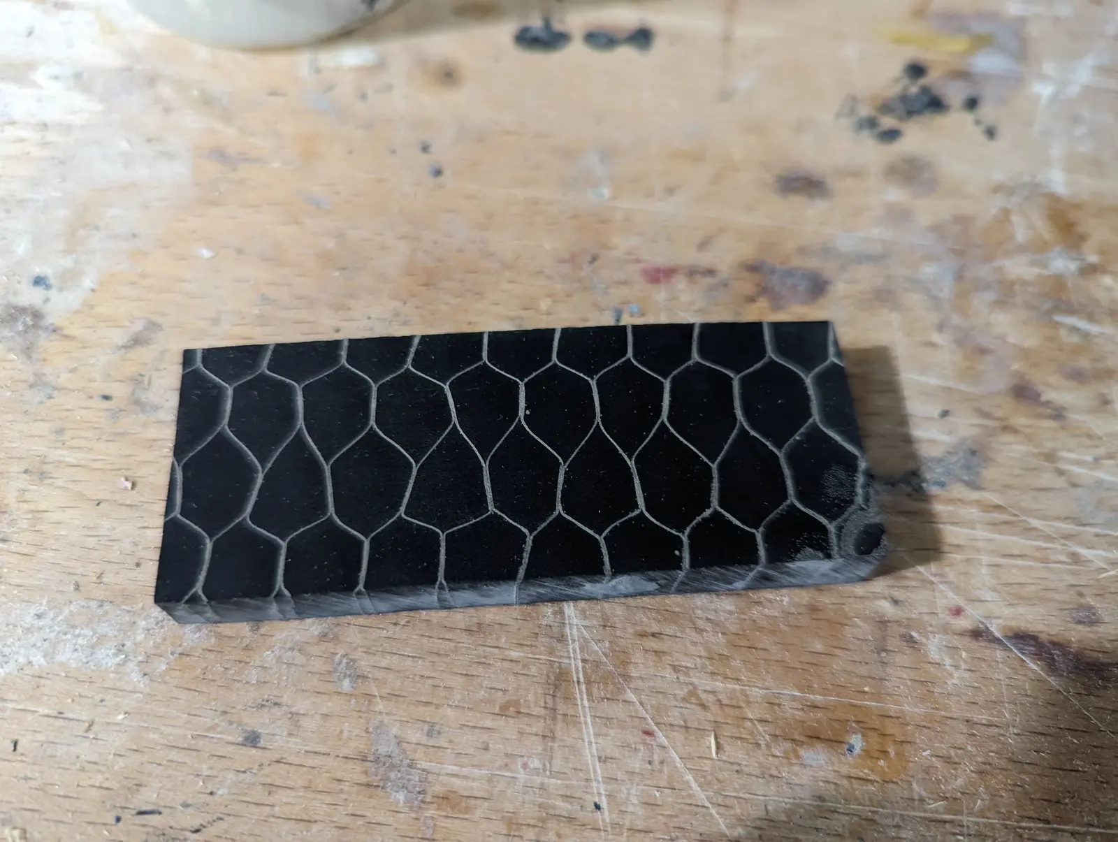 Cardboard Laminate Keepsake Box: process photo 1
