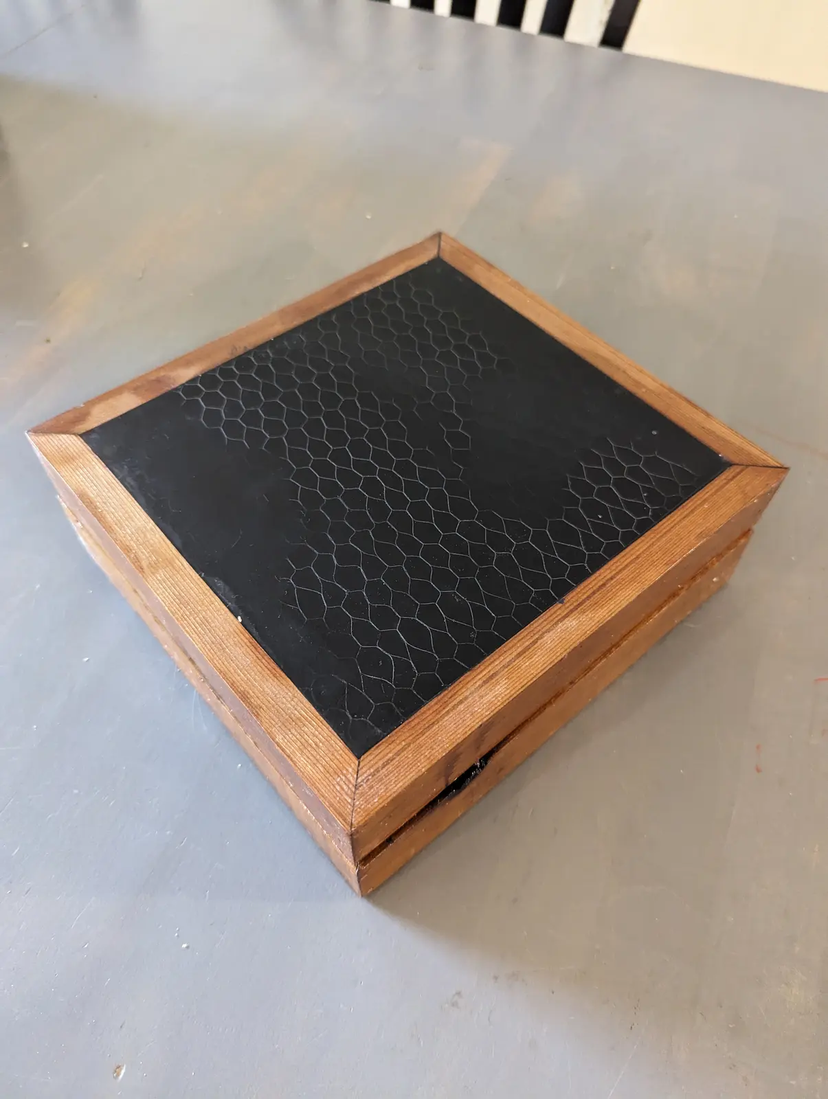 Cardboard Laminate Keepsake Box: finished photo 1