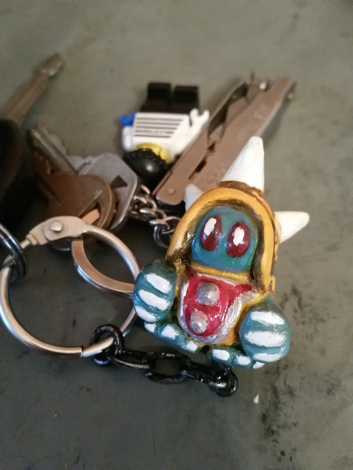 Rammus Keychain: finished photo 1