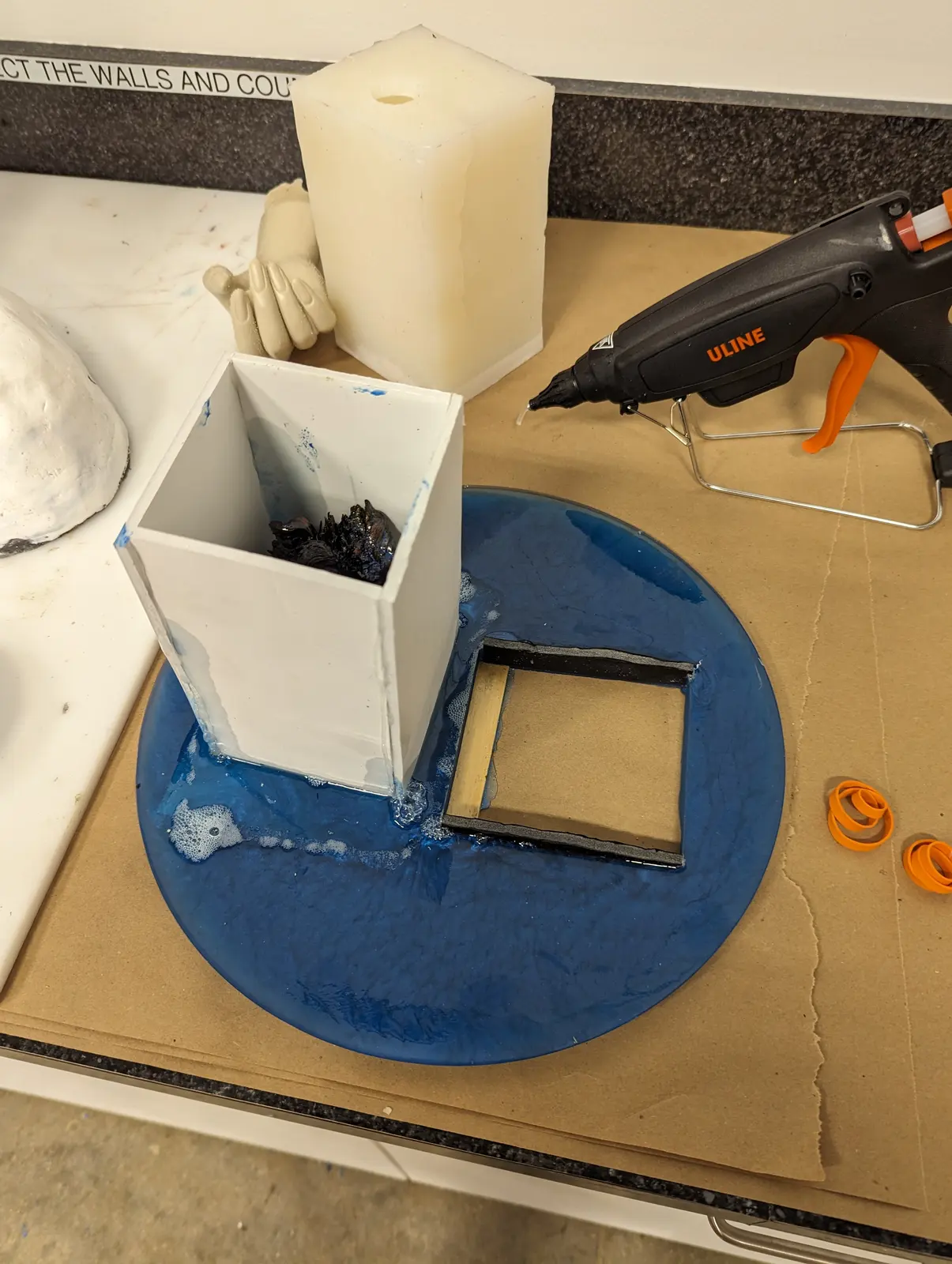 Wood and Epoxy Rings: process photo 1