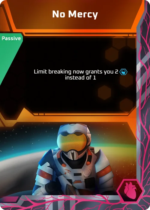 No Mercy, a passive ability card, Mar 2024